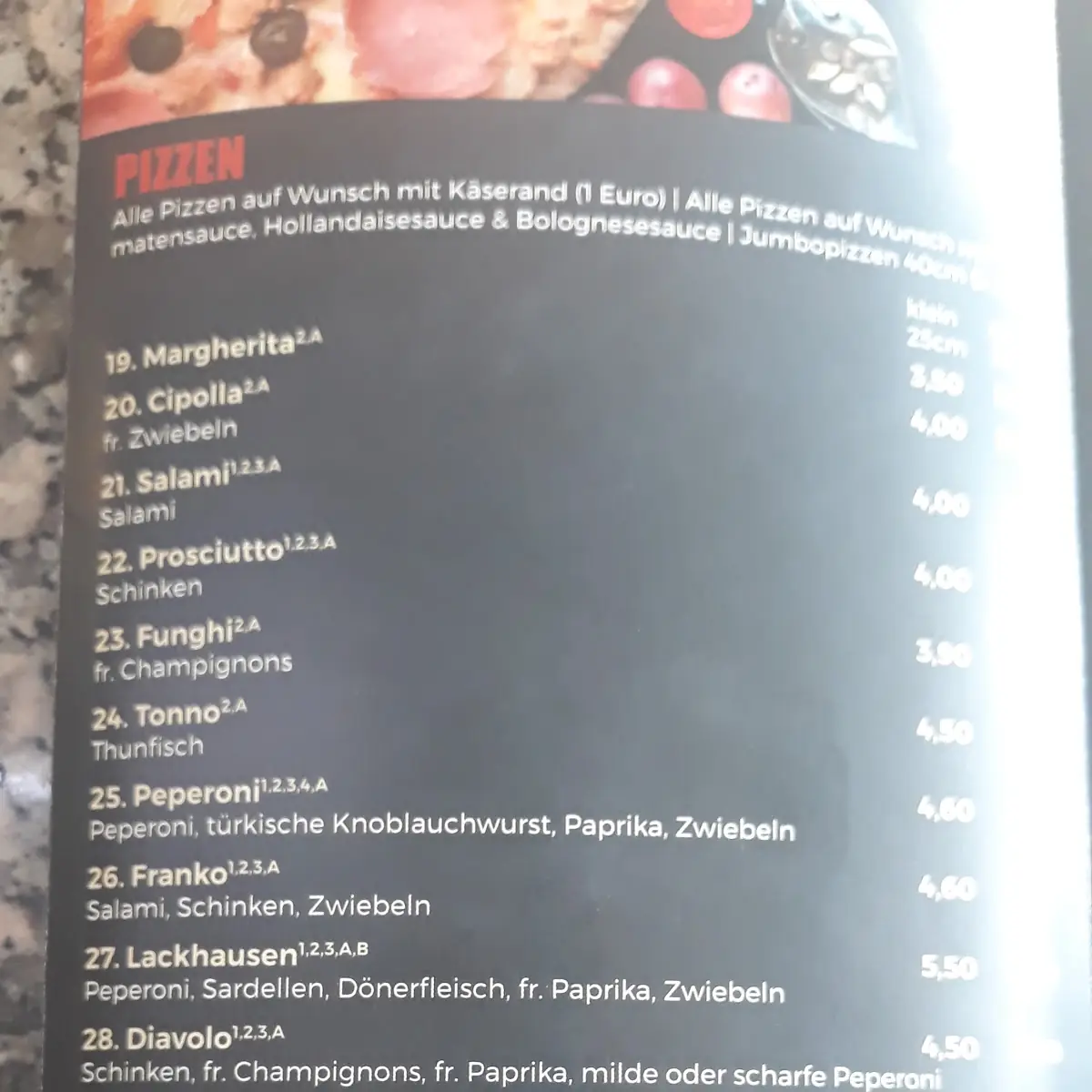 Speisekarte photo 4