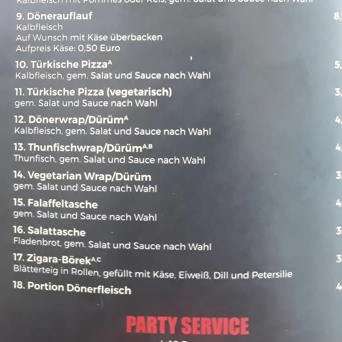Speisekarte photo 7