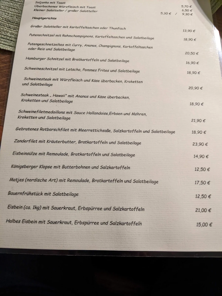 Speisekarte photo 1