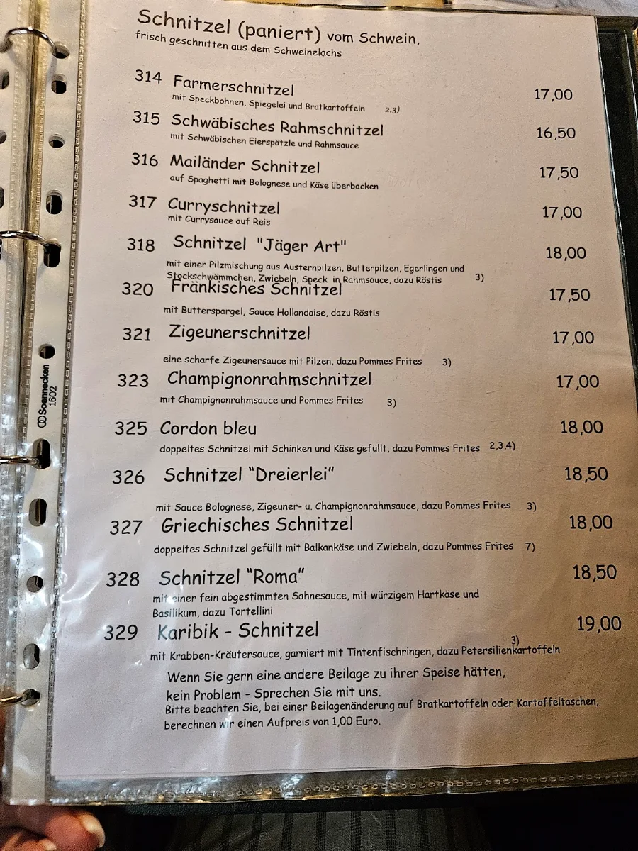 Speisekarte photo 1