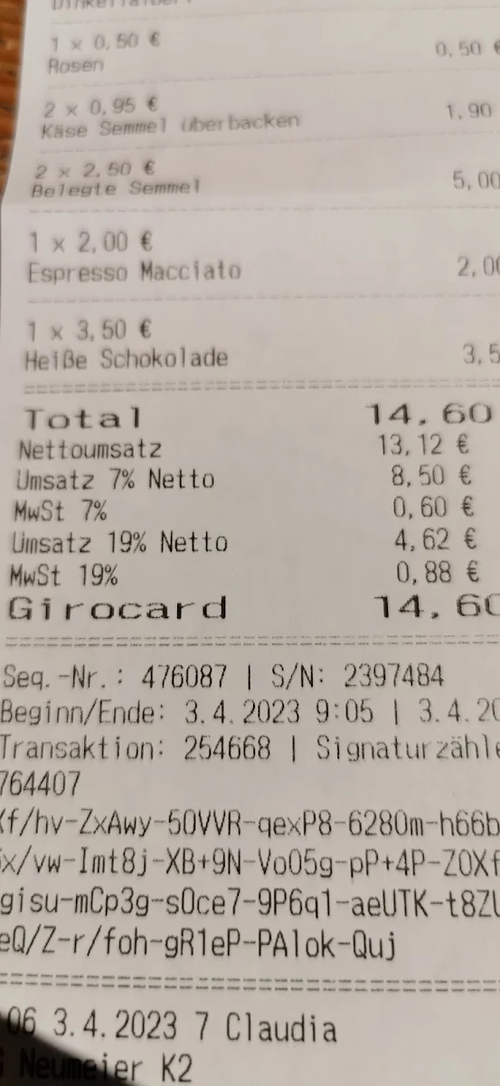 Speisekarte photo 1