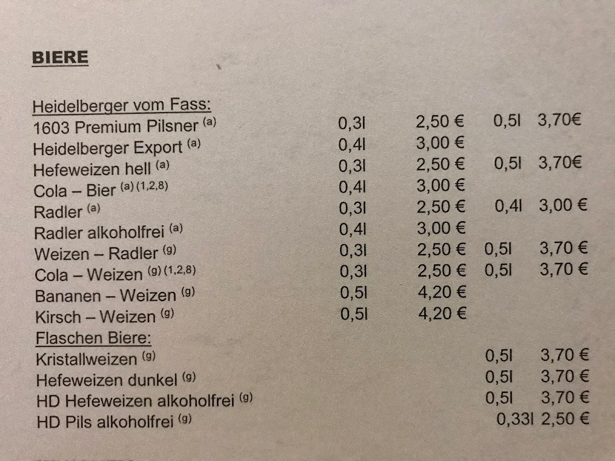 Speisekarte photo 2
