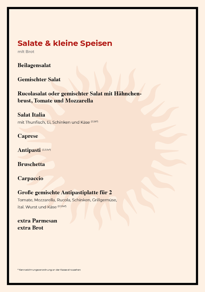 Speisekarte photo 3