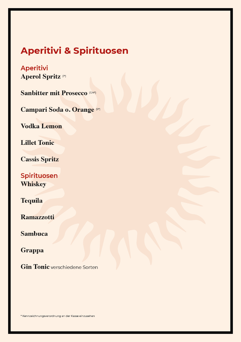 Speisekarte photo 4