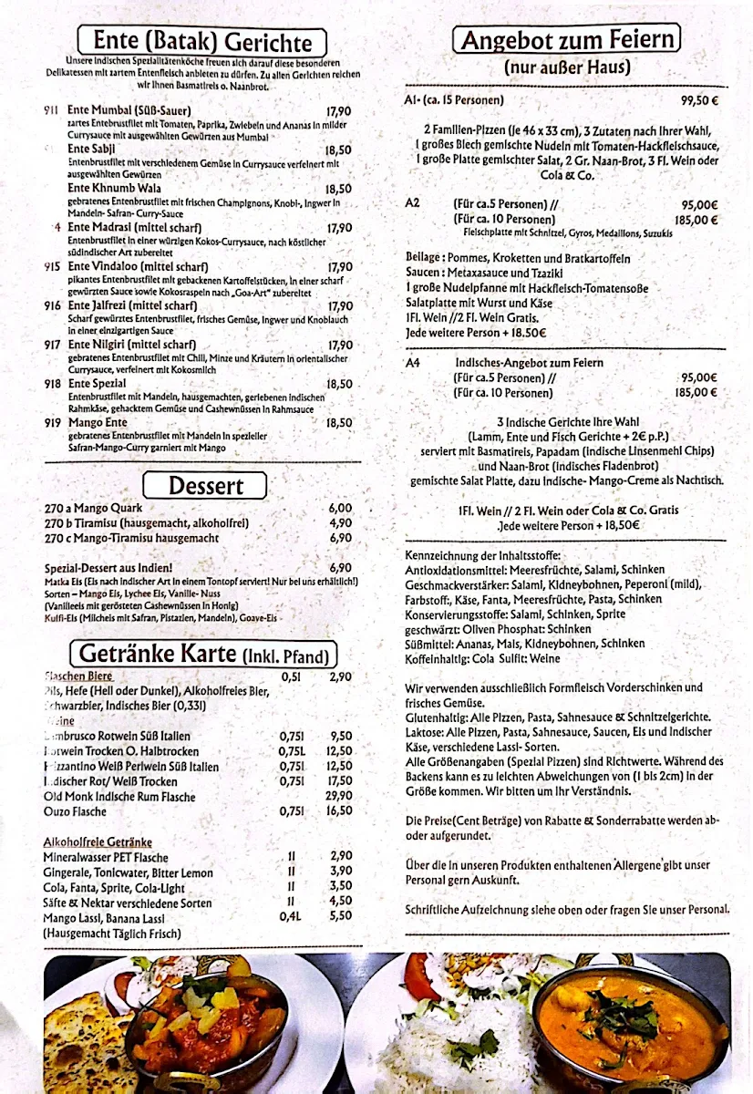 Speisekarte photo 2