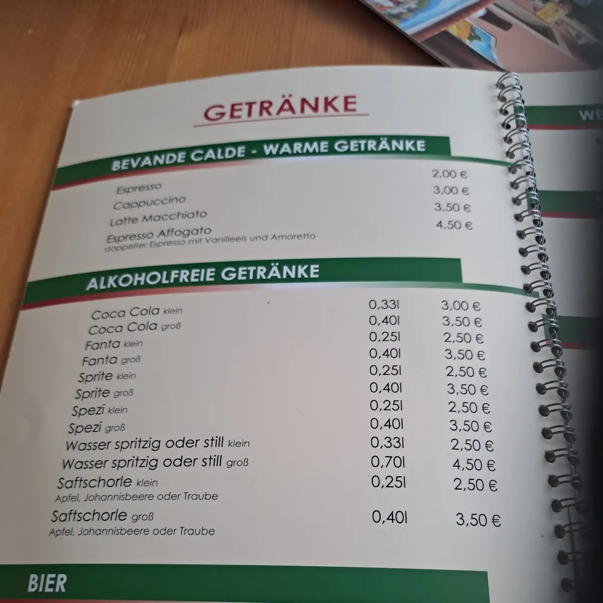 Speisekarte photo 1