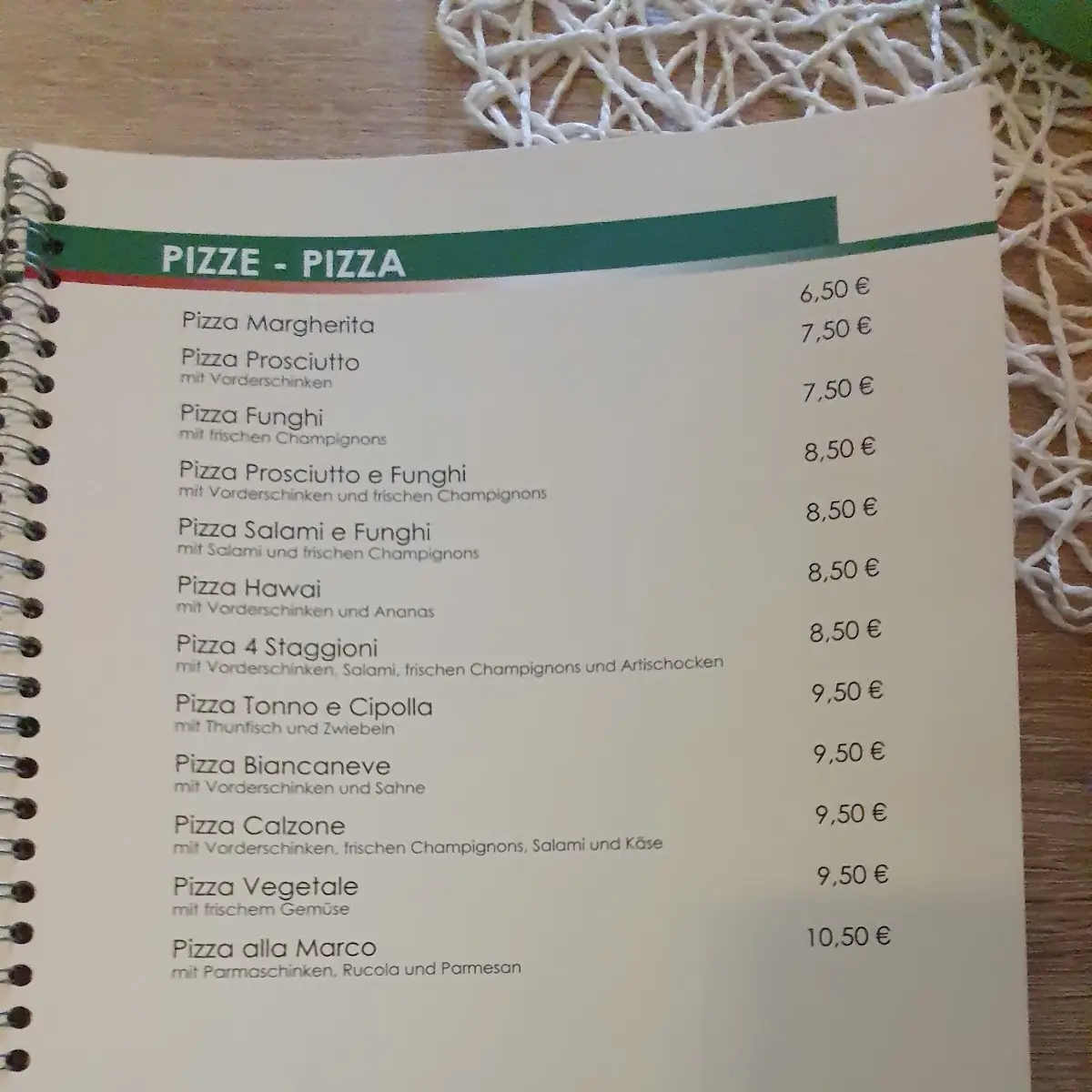 Speisekarte photo 3