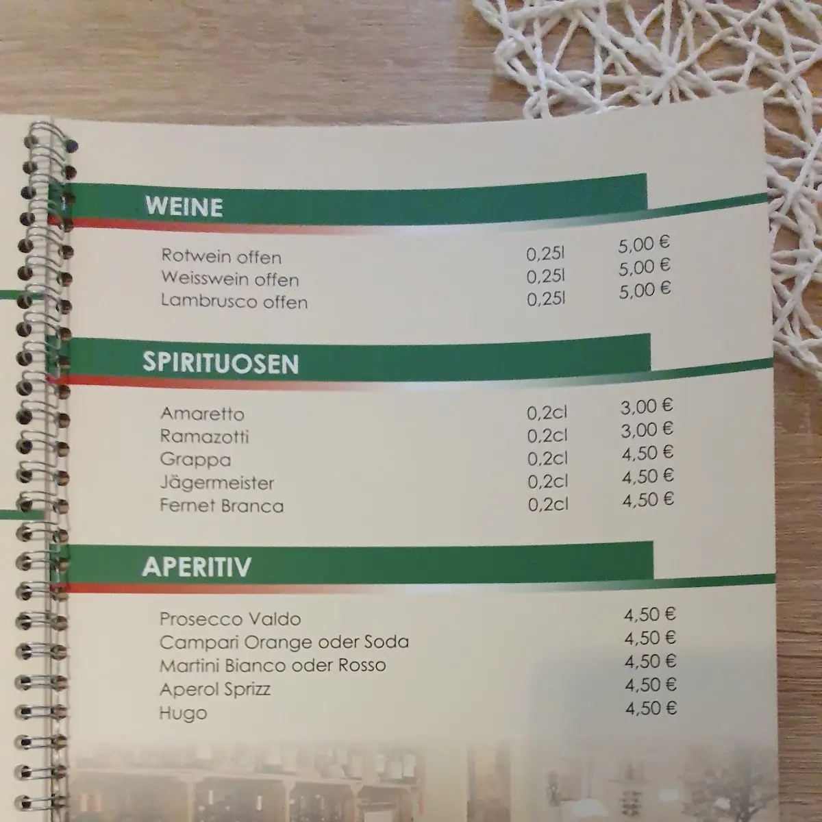 Speisekarte photo 5