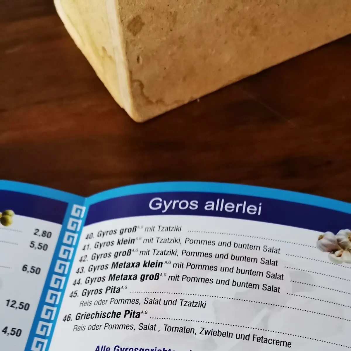 Speisekarte photo 3