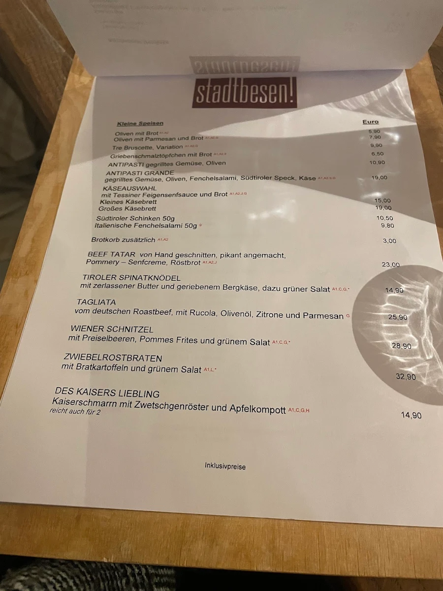 Speisekarte photo 2