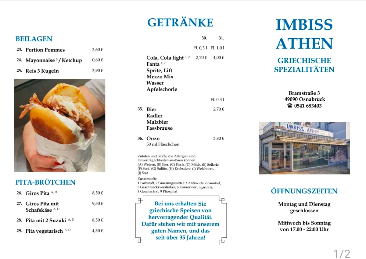 Speisekarte photo 1