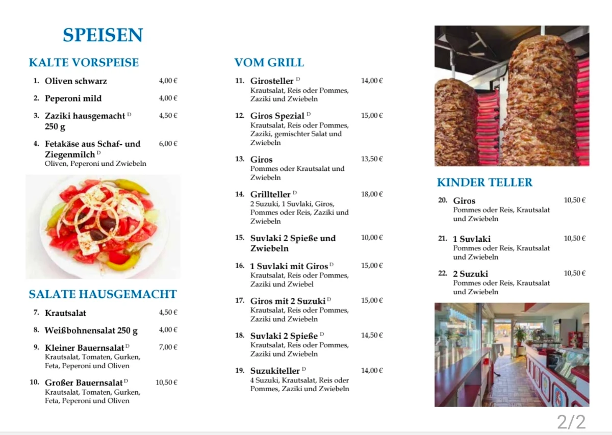 Speisekarte photo 2