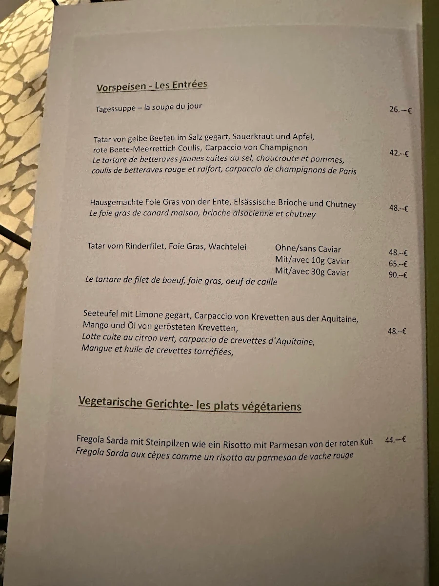 Speisekarte photo 1