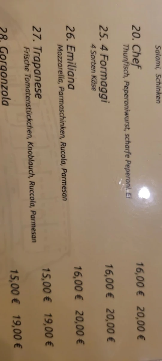 Speisekarte photo 1
