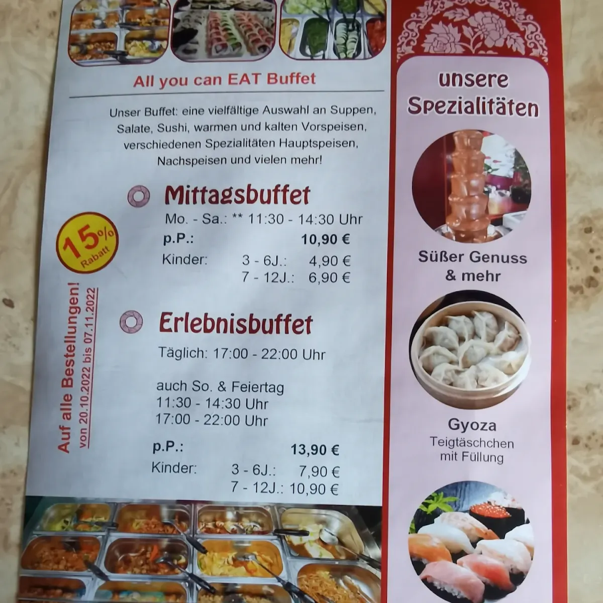 Speisekarte photo 2