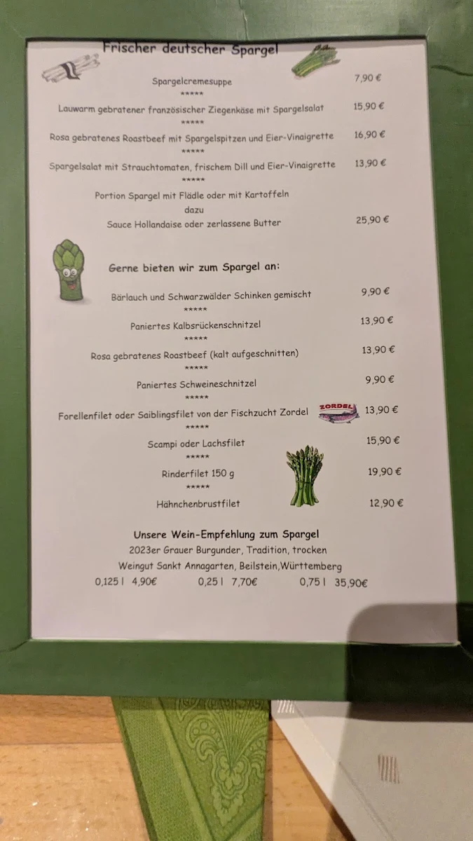 Speisekarte photo 1