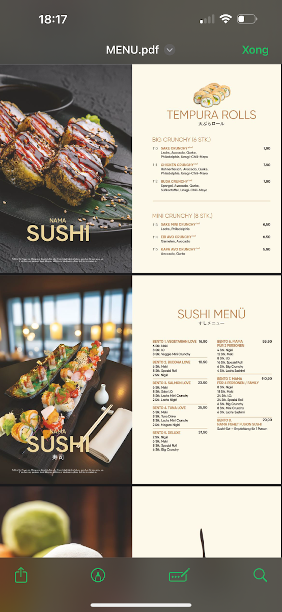 Speisekarte photo 2
