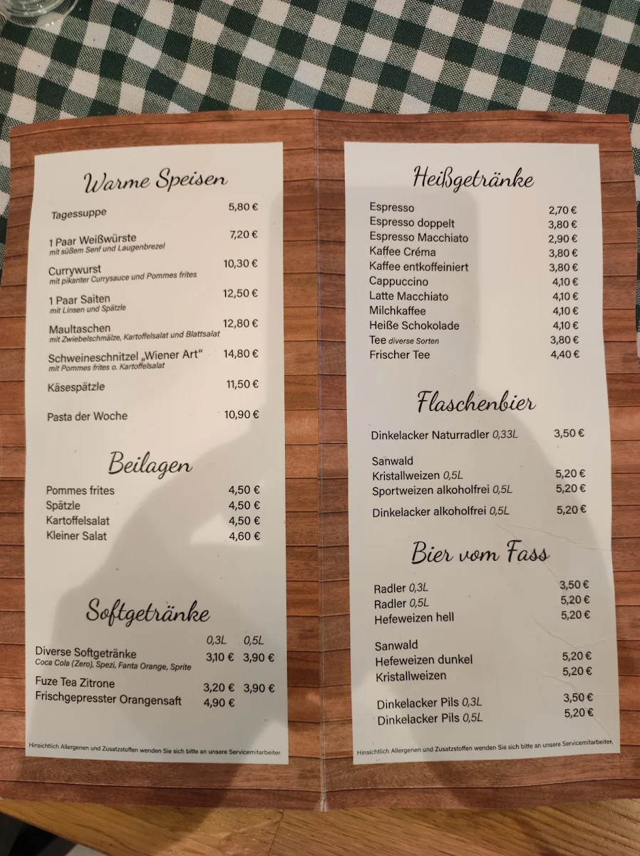 Speisekarte photo 1