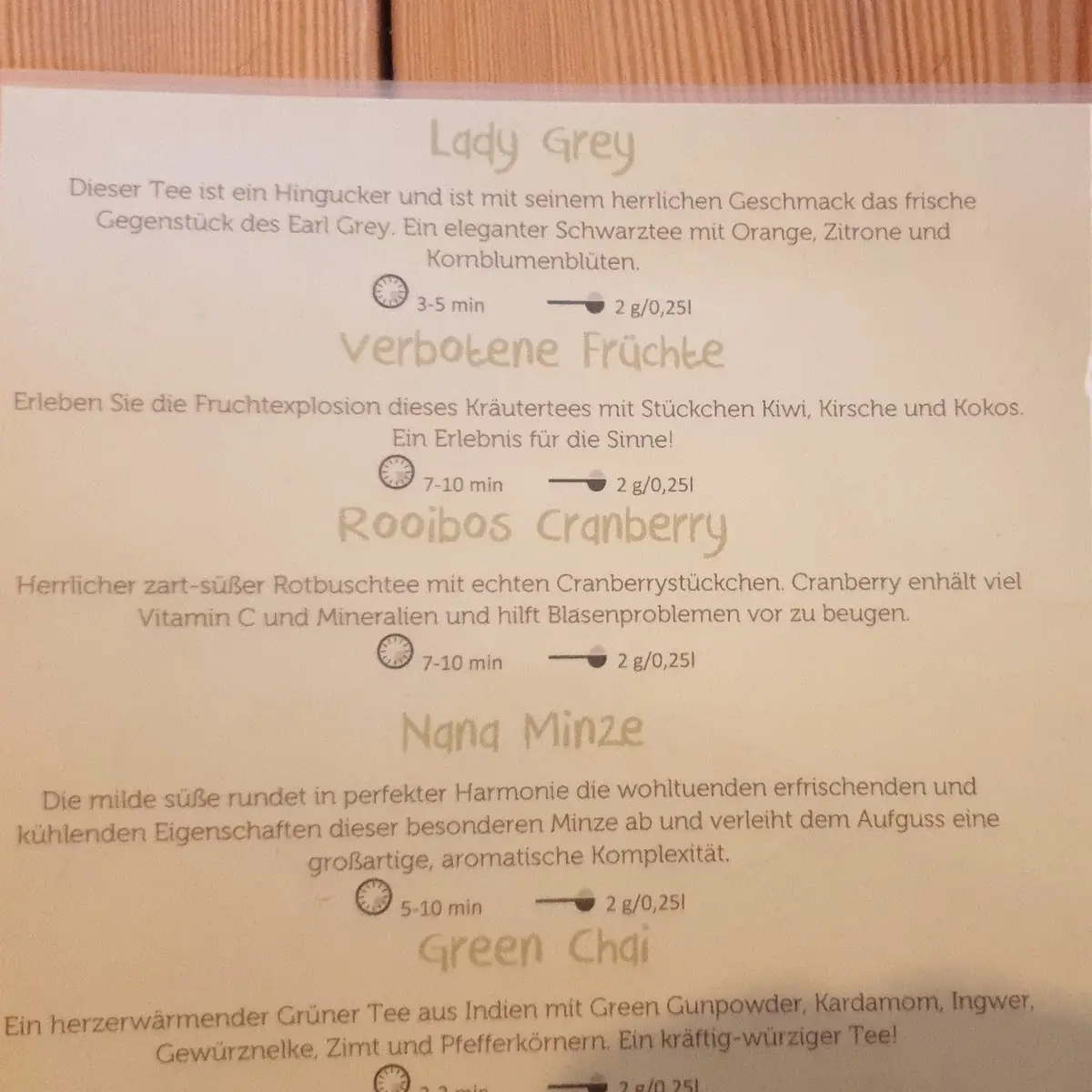 Speisekarte photo 10