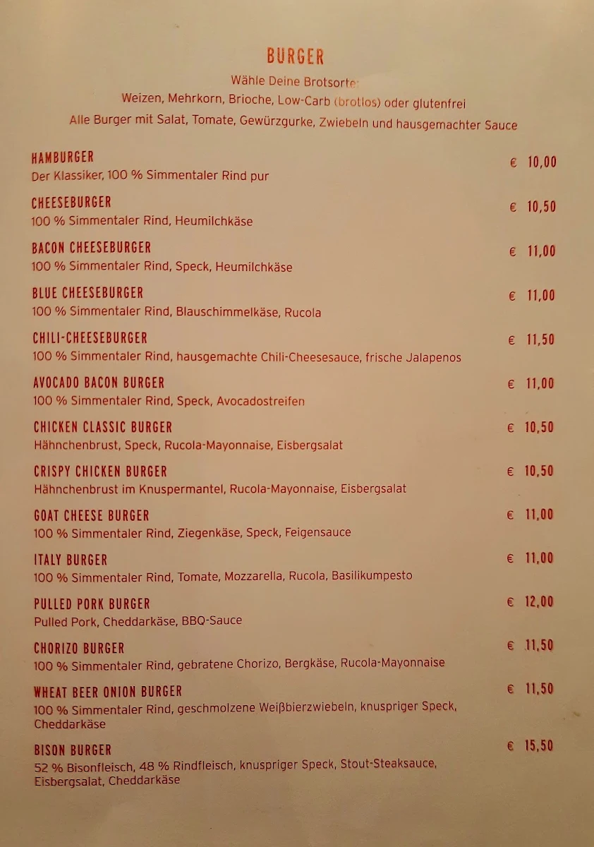 Speisekarte photo 3