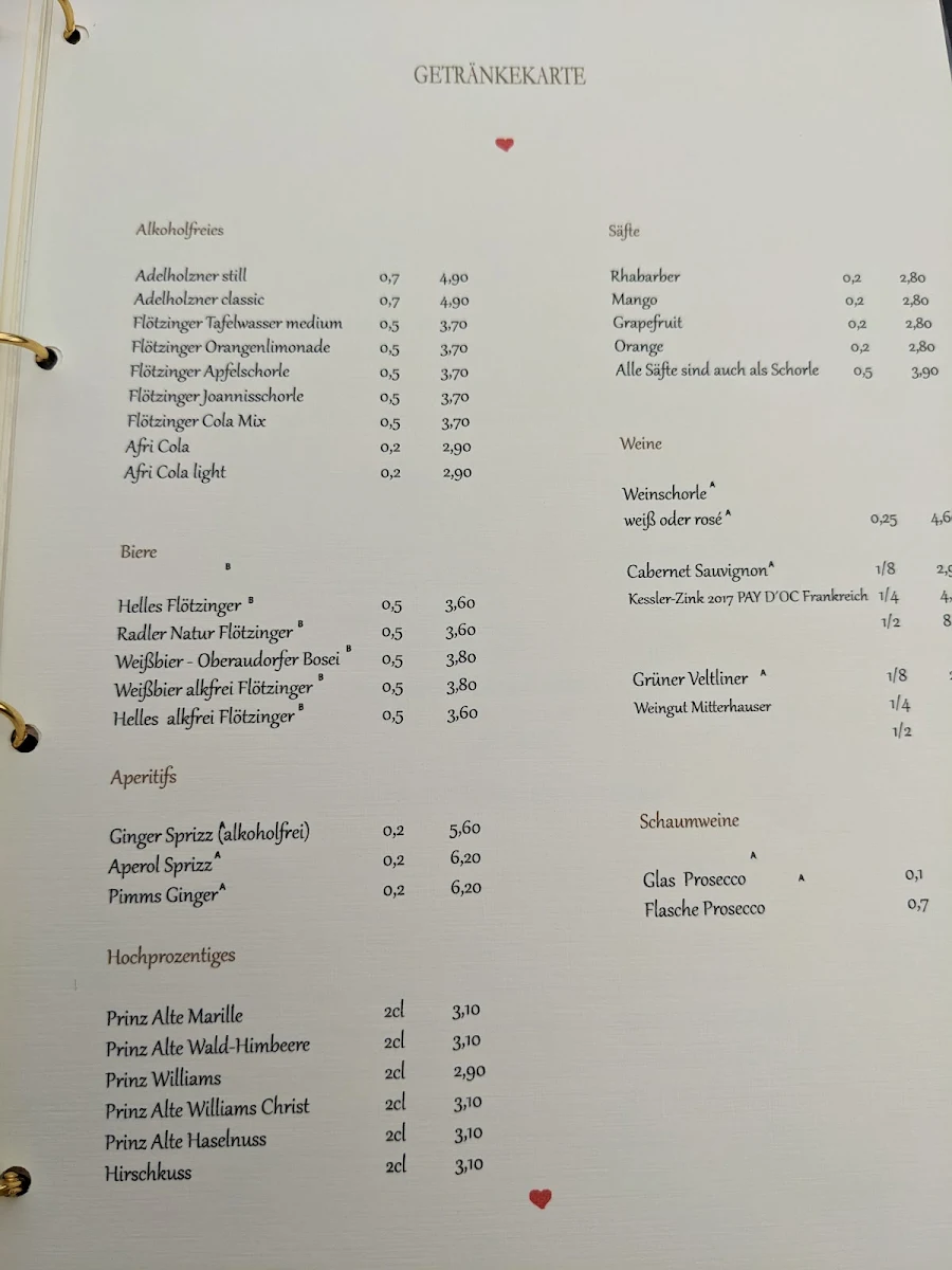 Speisekarte photo 1