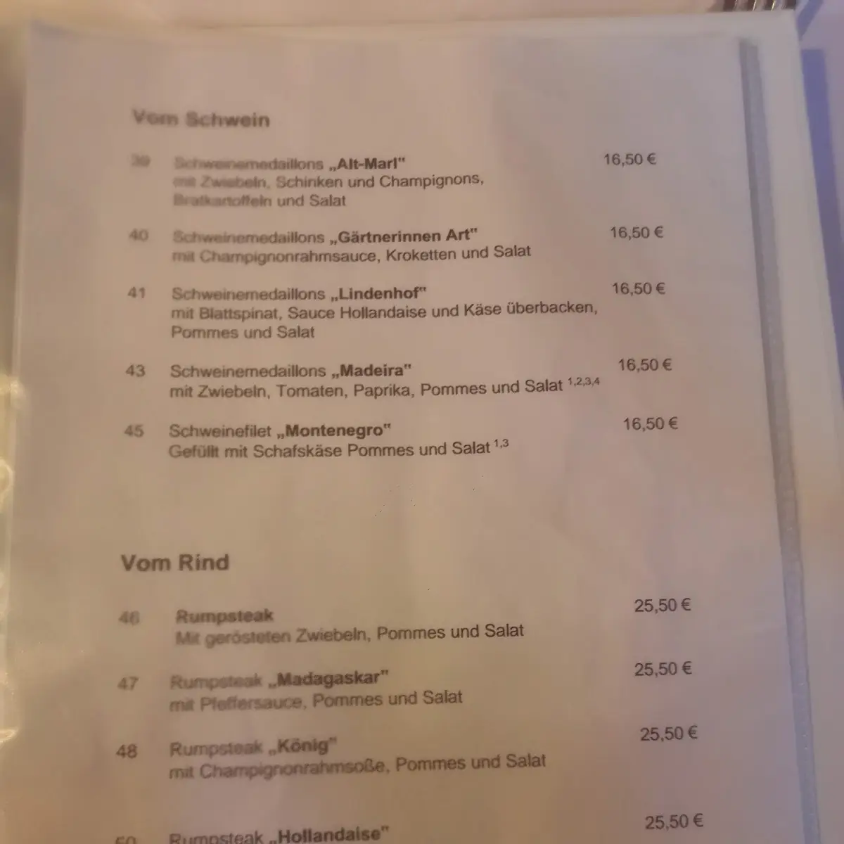 Speisekarte photo 10