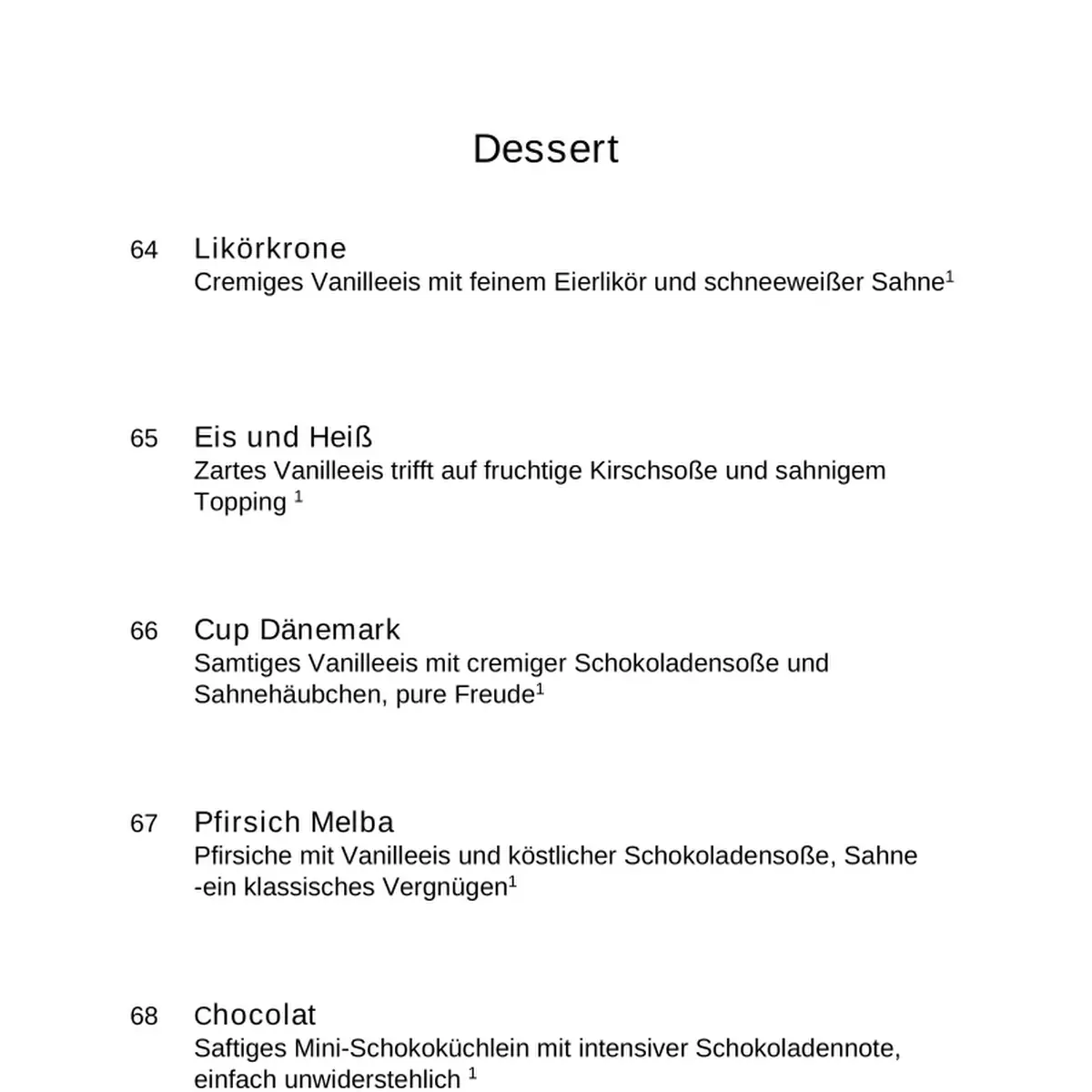 Speisekarte photo 3