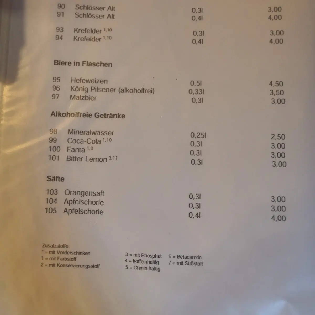 Speisekarte photo 9