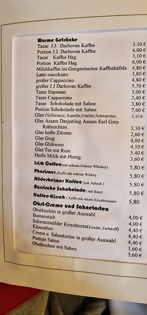 Speisekarte photo 2