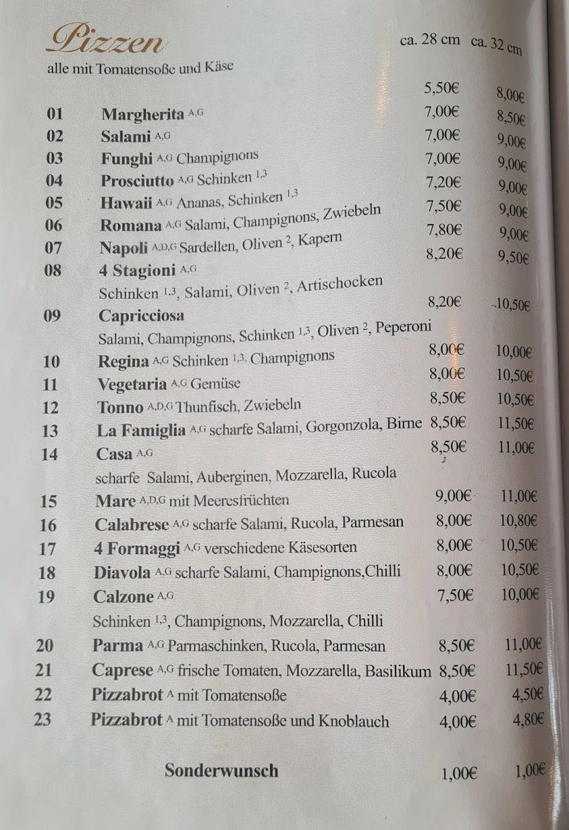 Speisekarte photo 1