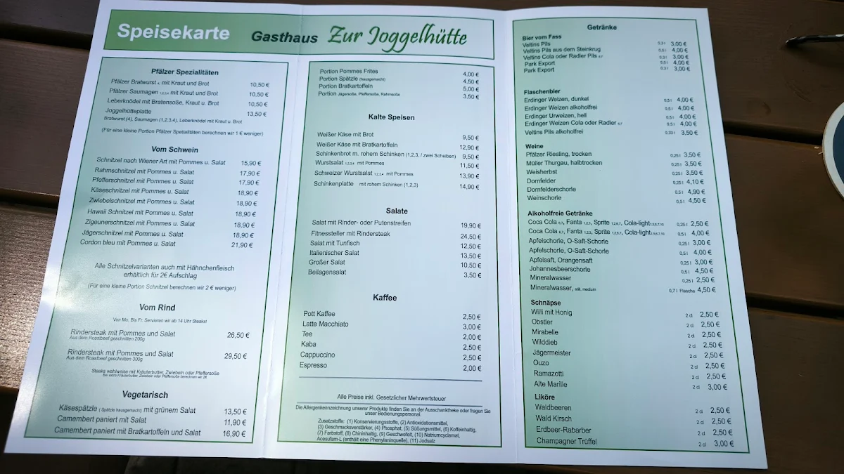 Speisekarte photo 7