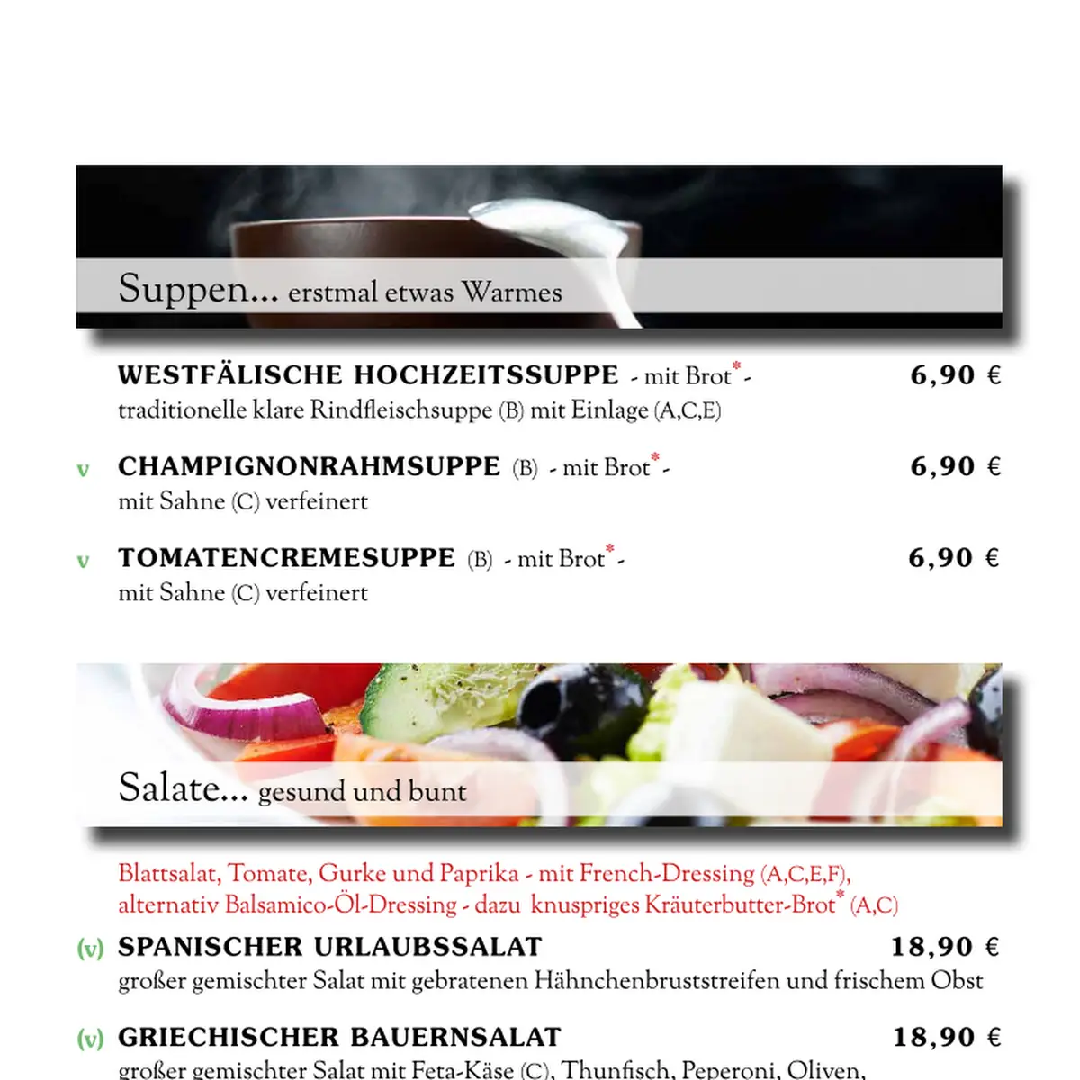 Speisekarte photo 9