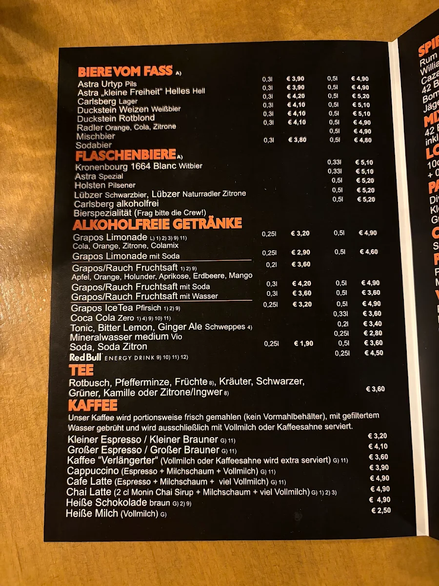 Speisekarte photo 1