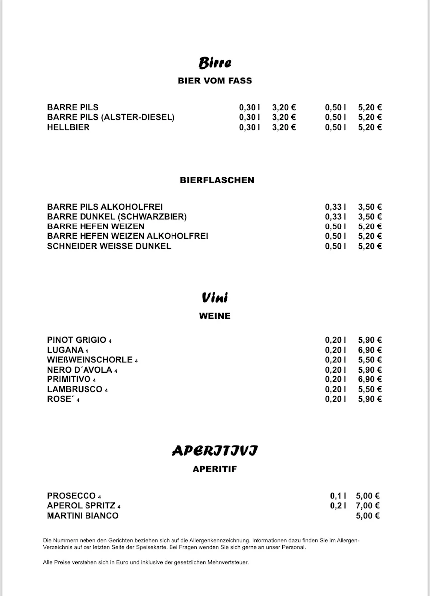 Speisekarte photo 3