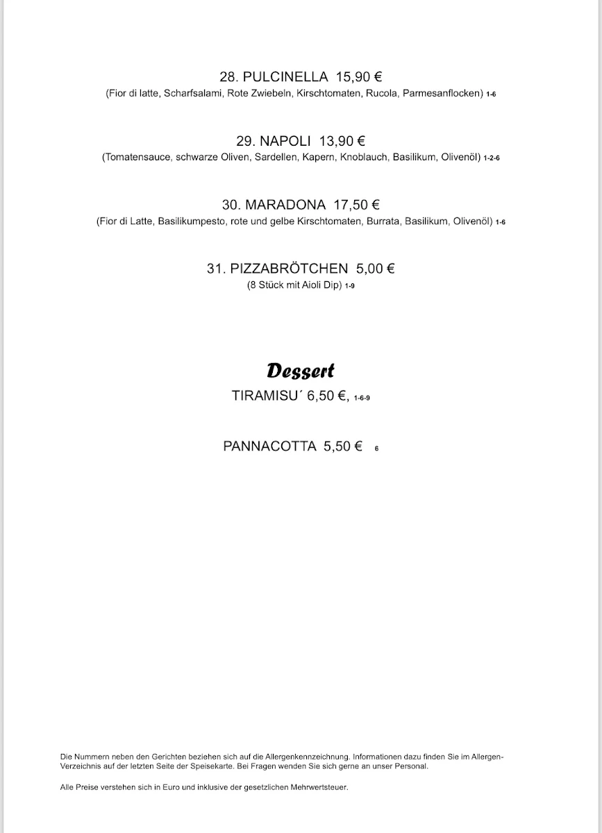 Speisekarte photo 5