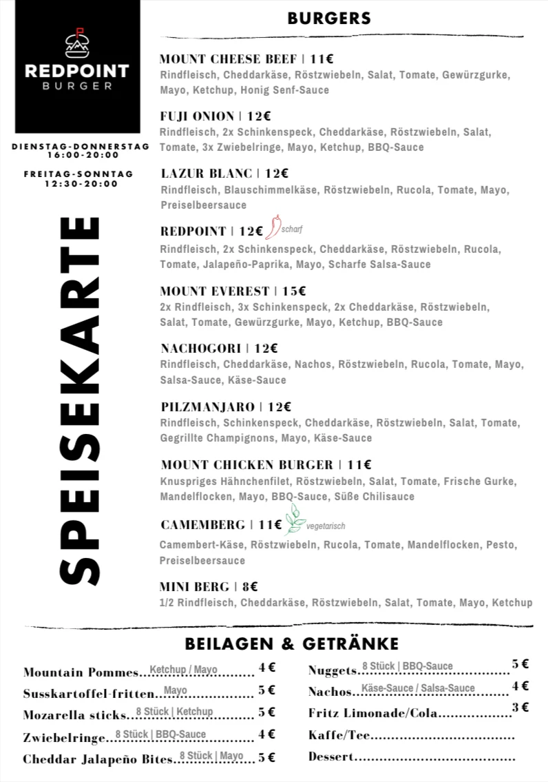 Speisekarte photo 1