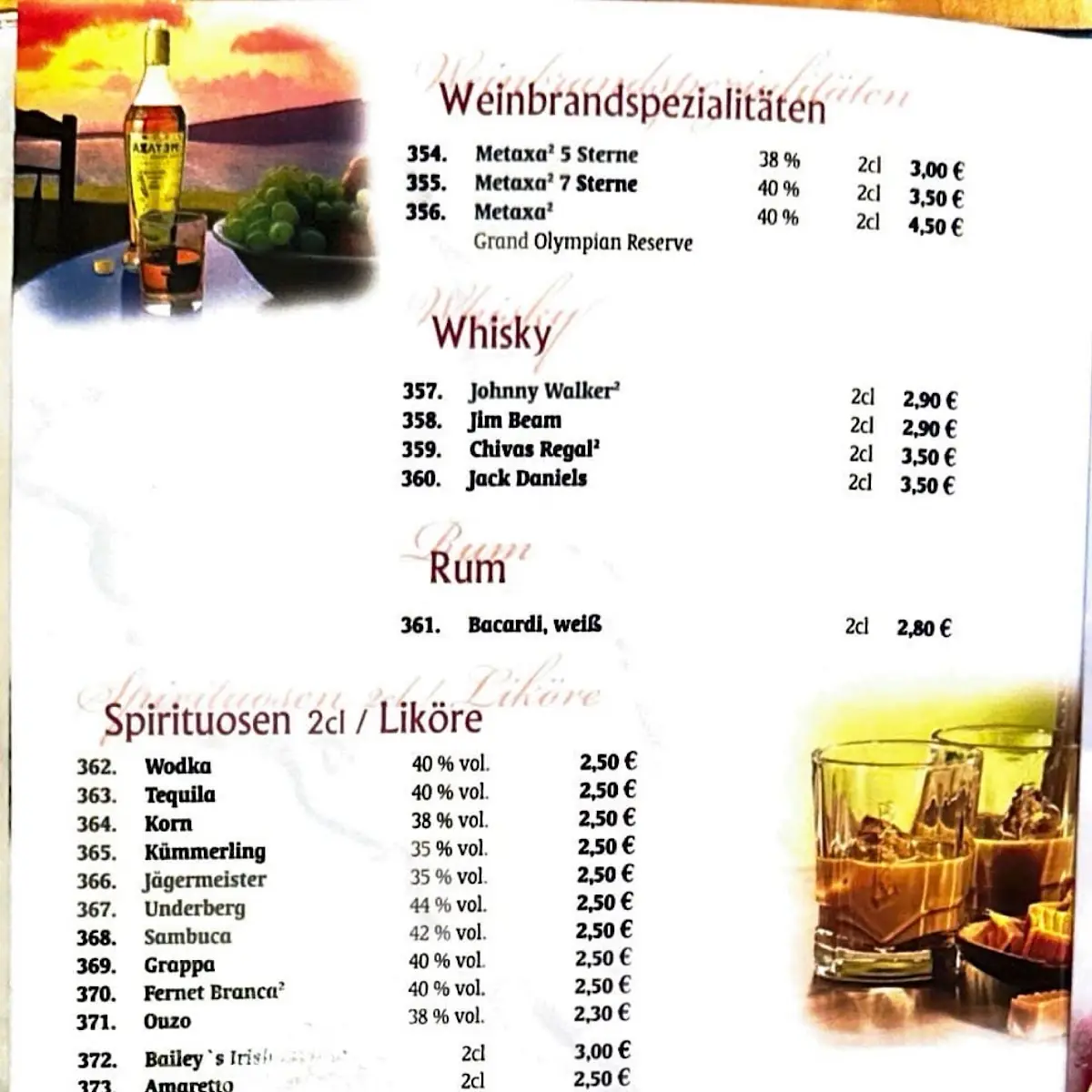 Speisekarte photo 3