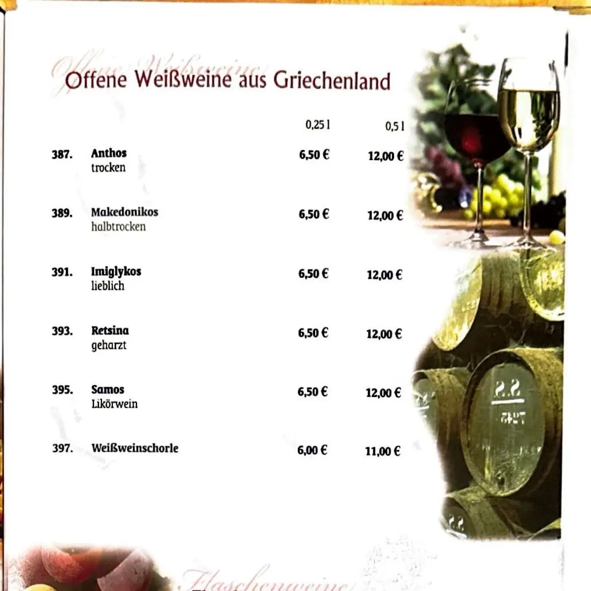 Speisekarte photo 9