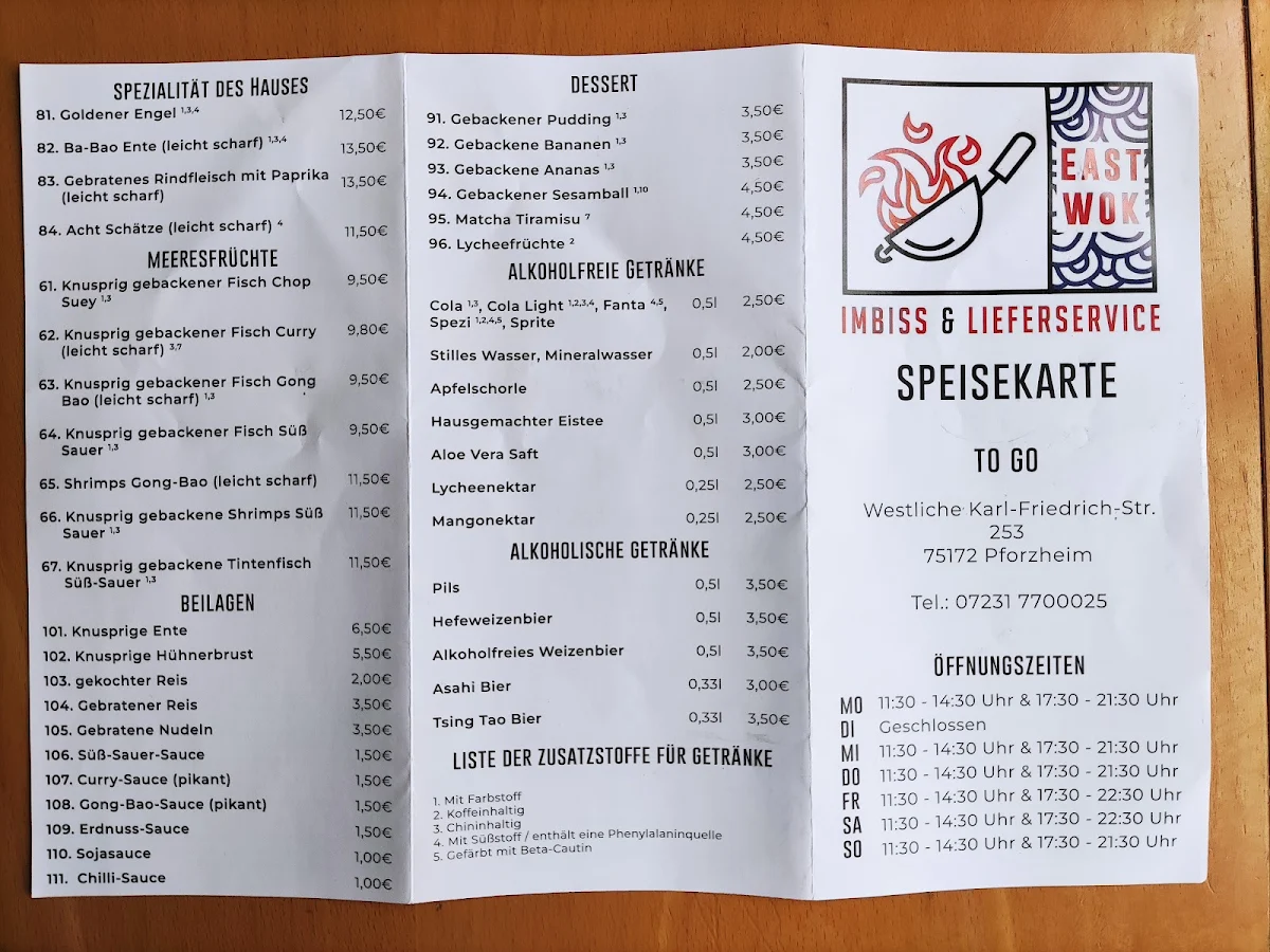 Speisekarte photo 2