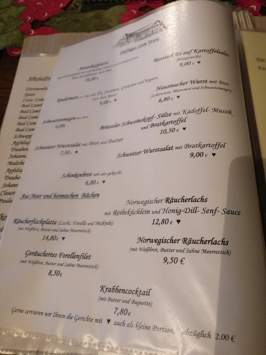 Speisekarte photo 5