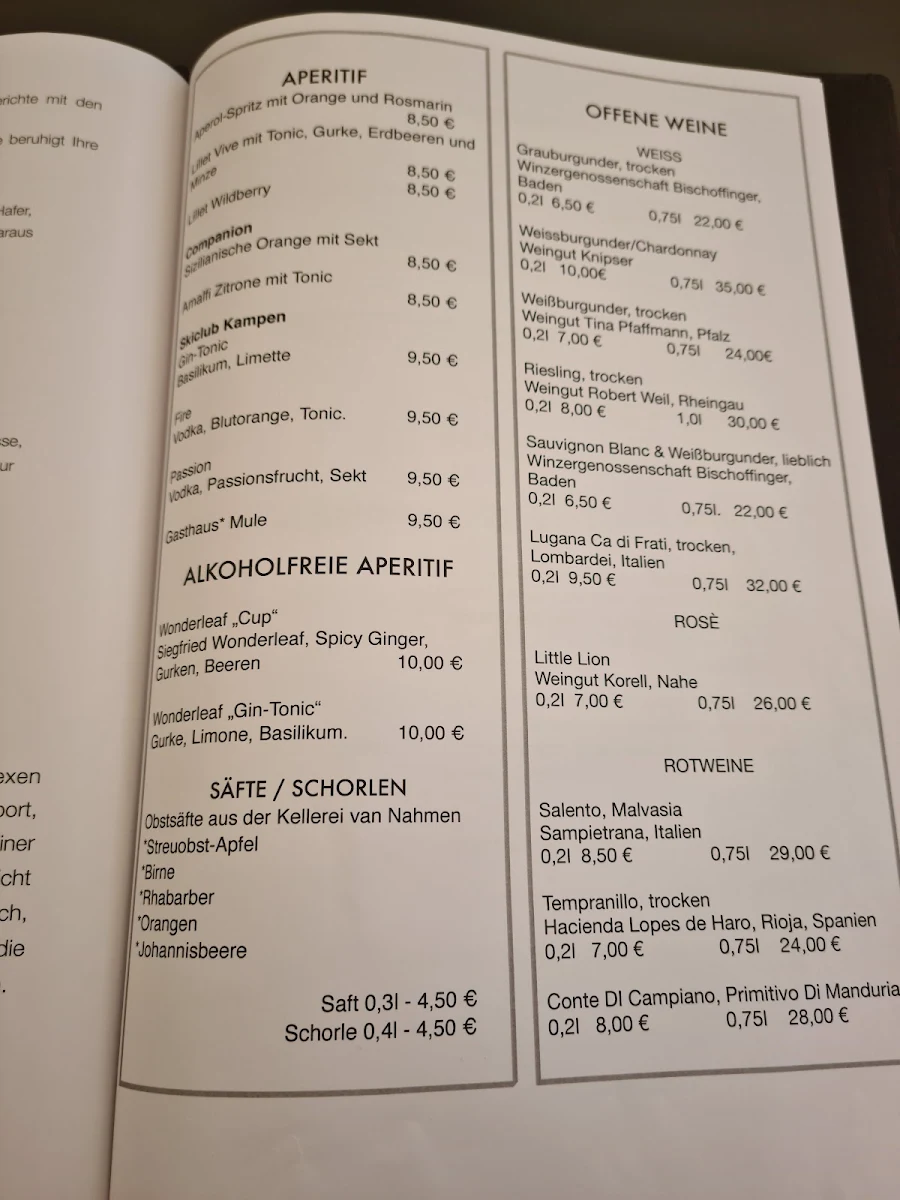 Speisekarte photo 4