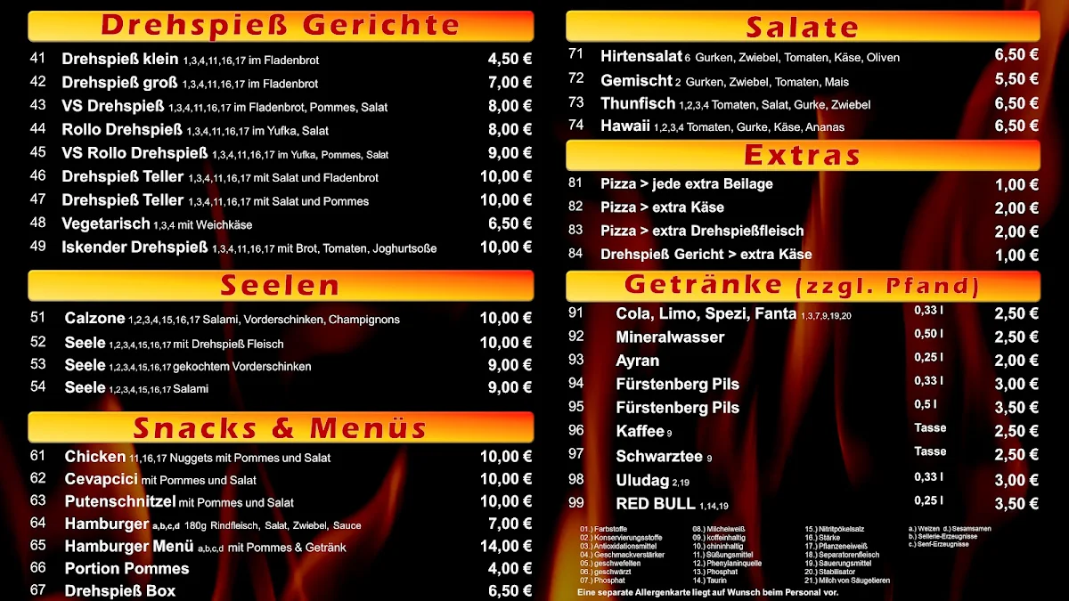 Speisekarte photo 1