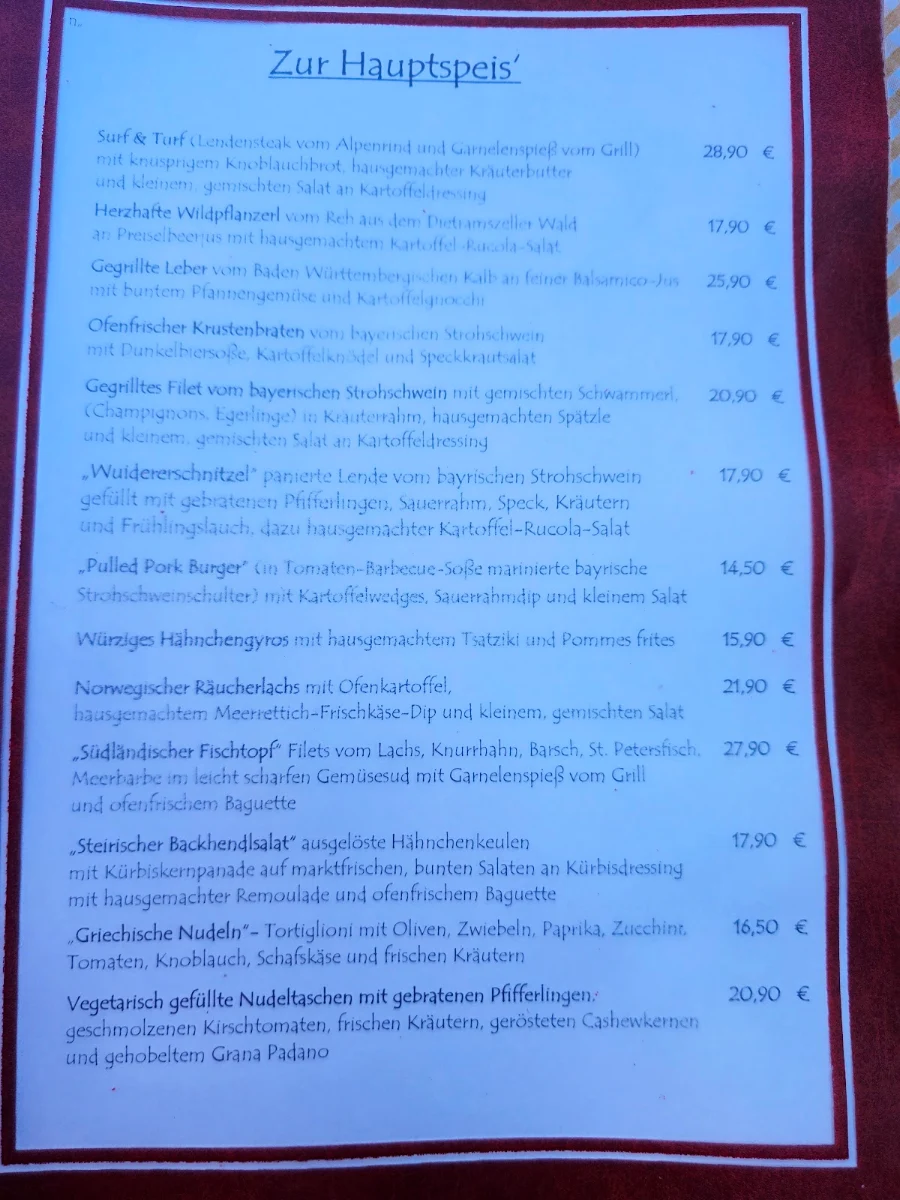 Speisekarte photo 1