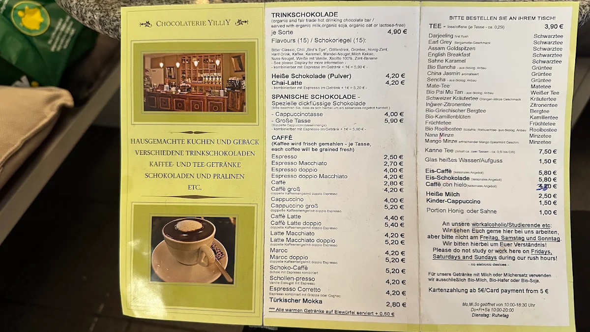 Speisekarte photo 1