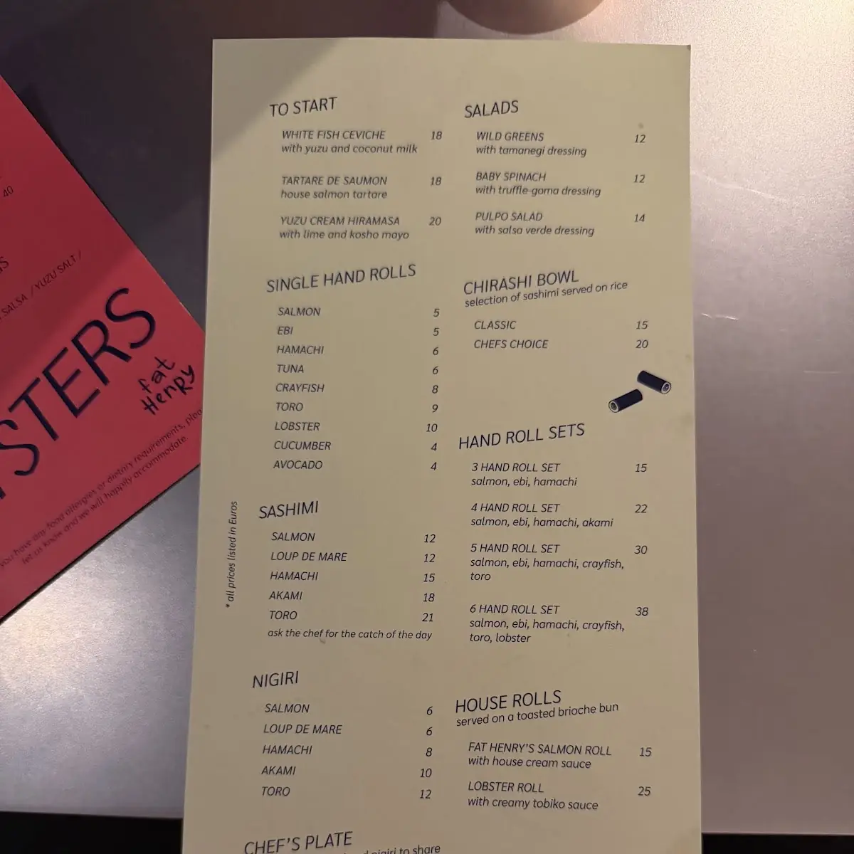 Speisekarte photo 5
