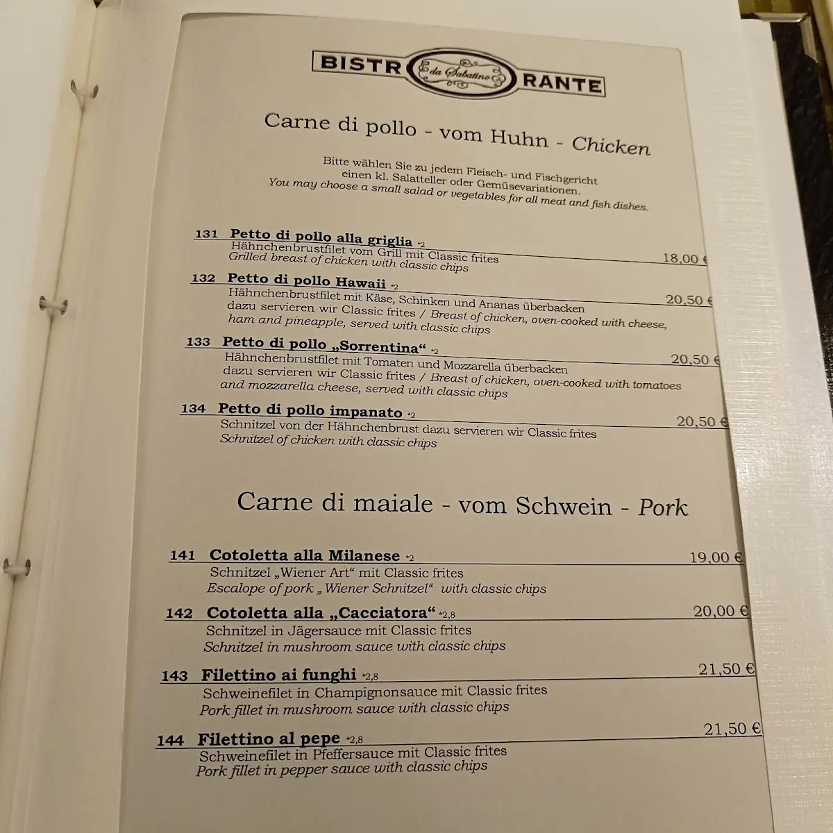 Speisekarte photo 1