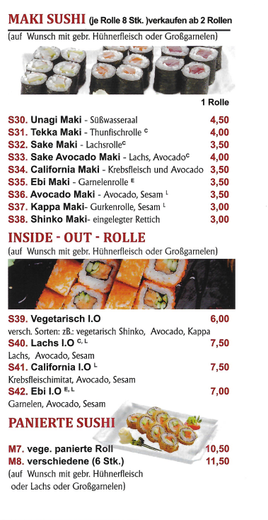 Speisekarte photo 3