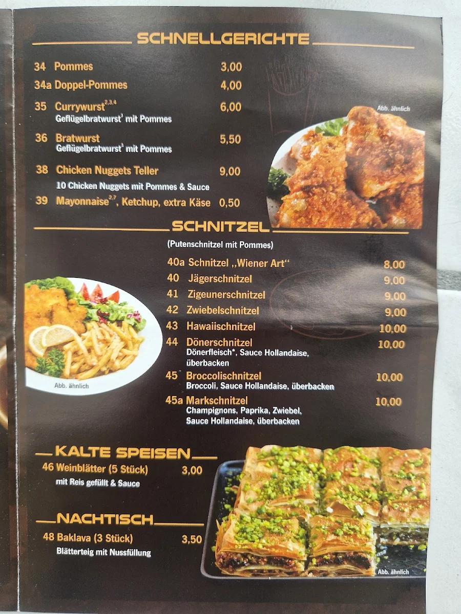 Speisekarte photo 2