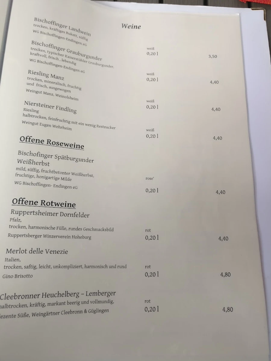 Speisekarte photo 6