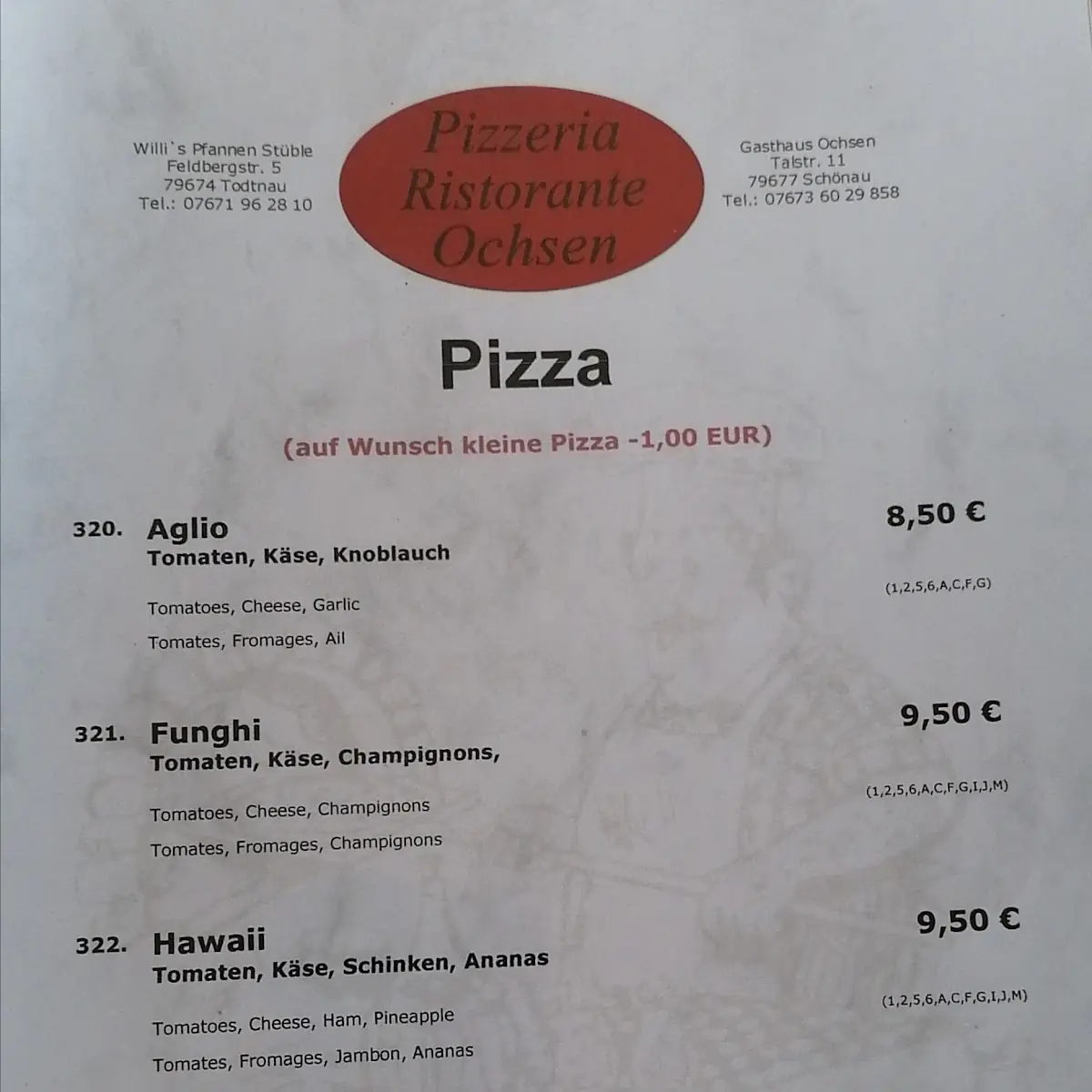 Speisekarte photo 2